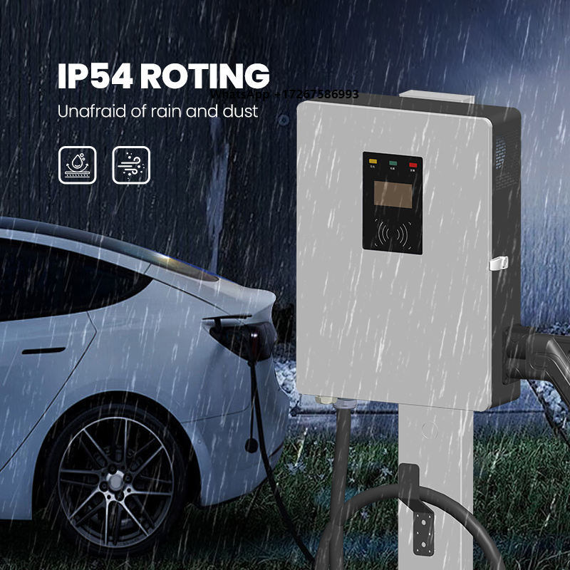 Dc Fast Charger 30Kw Wallbox Commercial - Ładowarka EV Khons 30KW Wallbox, szybka