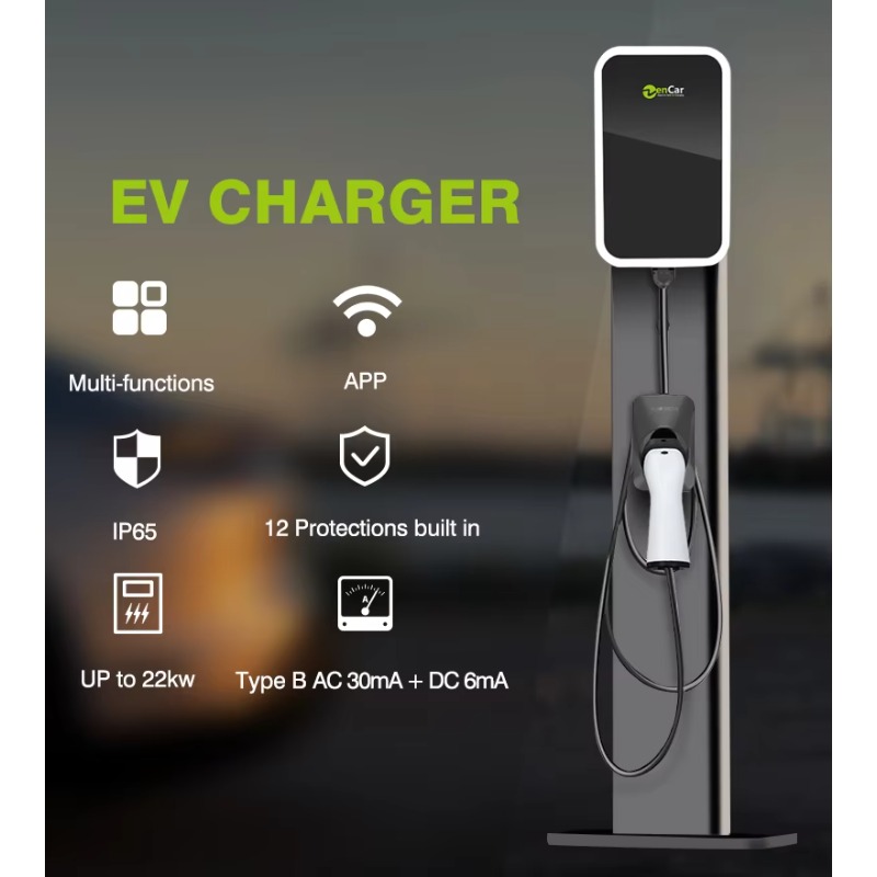 Stacja ładowania AC EV 7kW 11k – 22Kw Wallbox Type 2 Ocpp Rfid recenzja i cena