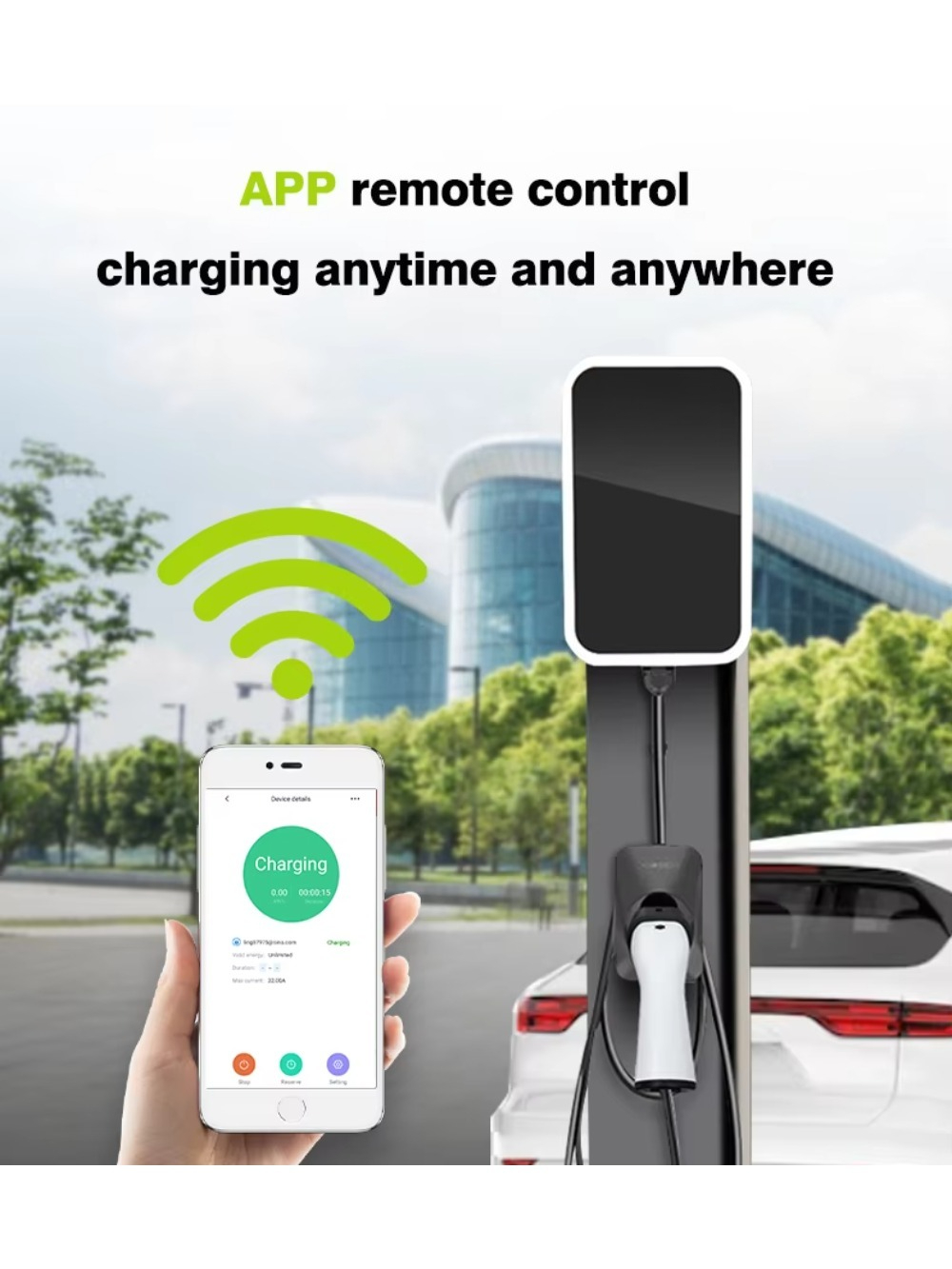 Stacja ładowania EV 22kW AC Sm – 22Kw Wallbox Type 2 Ocpp Rfid recenzja i cena