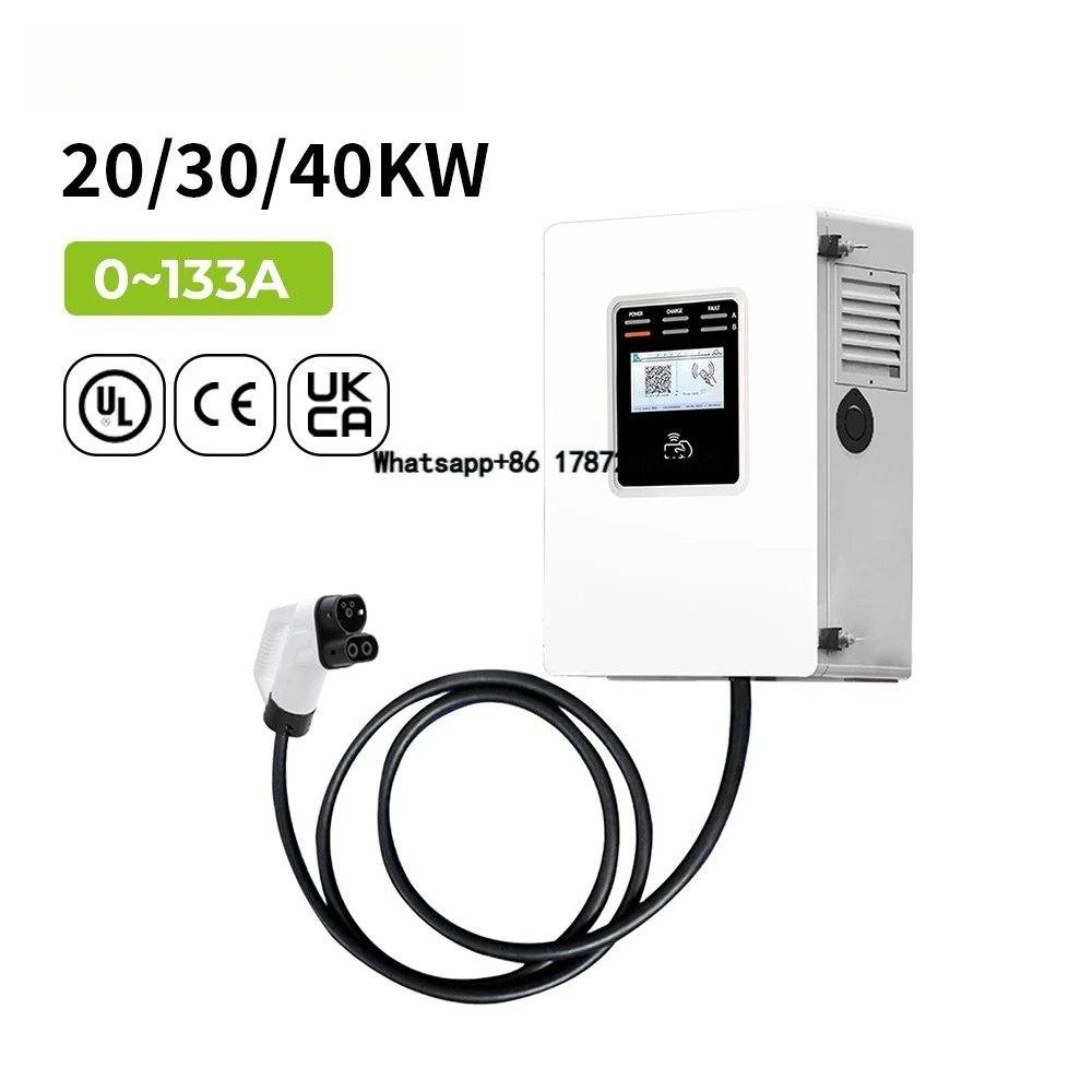 Szybka komercyjna stacja ładow – Dc Fast Charger 30Kw Wallbox Commercial recenzja i cena