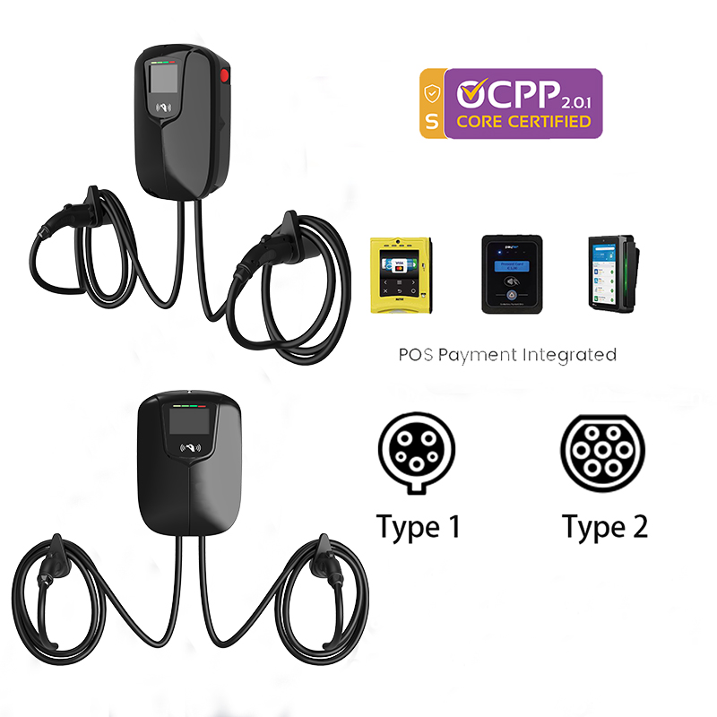 Komercyjna dwugunowa stacja ła – 22Kw Wallbox Type 2 Ocpp Rfid recenzja i cena